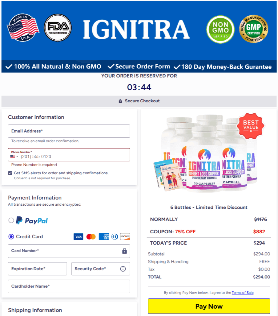 Ignitra Checkout